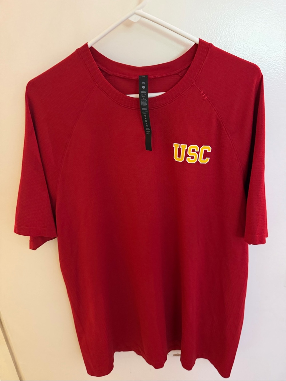 lululemon athletica Red Short-Sleeve USC Logo Tee